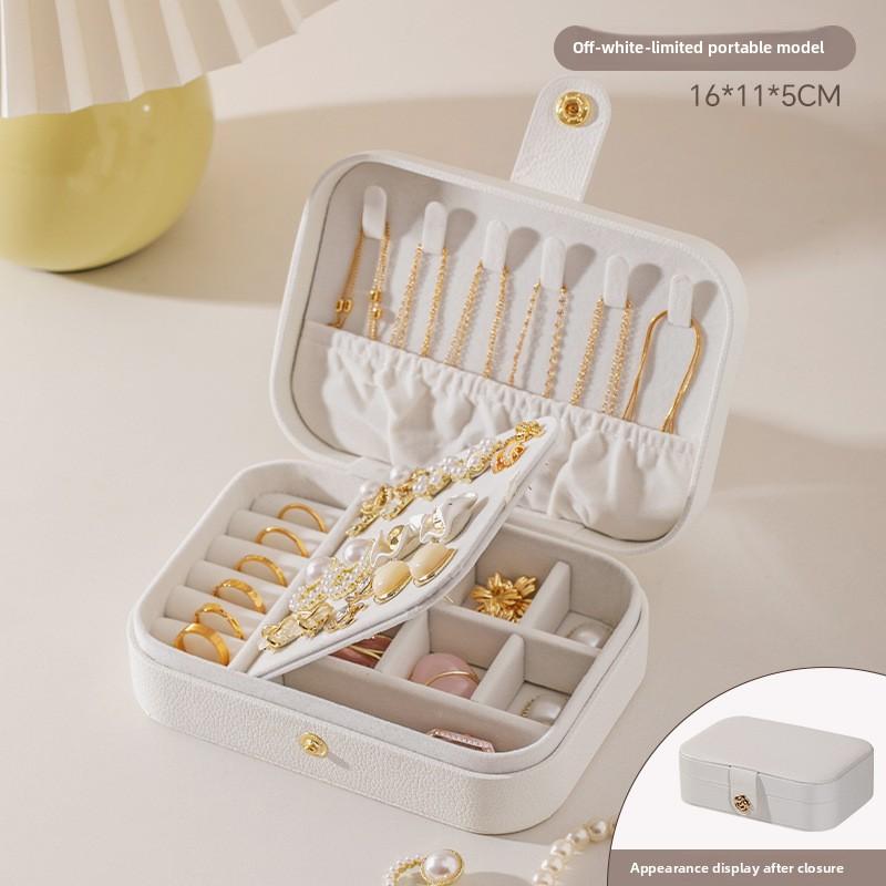 

Коробка для хранения ювелирных изделий Серьги Серьги Ожерелье Ручная шкатулка для ювелирных изделий