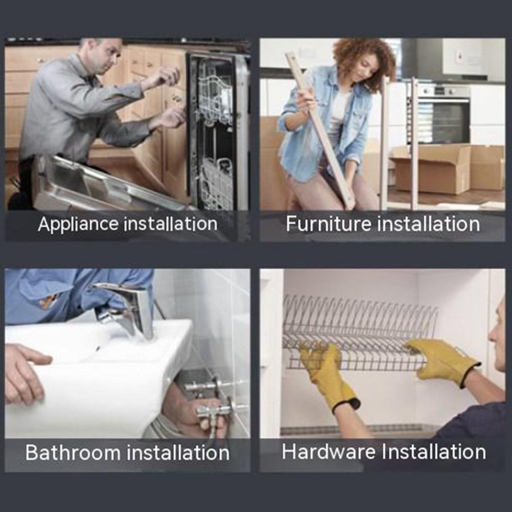 16-Piece Tool Set Household Basic Hand Tools Kit Toolbox With Storage Case Ideal For Home Repairing Maintenance