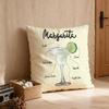 Pillow Case luxurious home office, sofa decorative Multi sized car seat cushions, pillowcases Margarita Cocktail Art