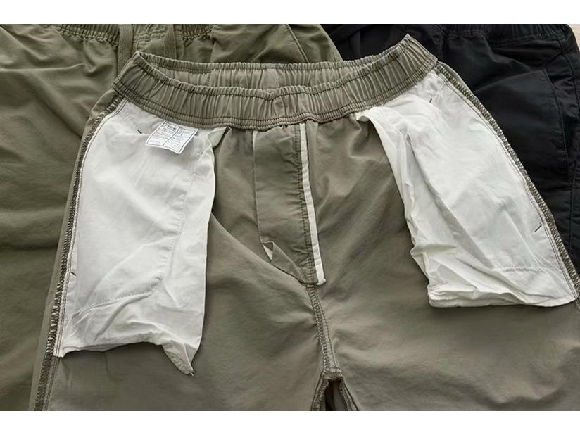 Durable Men's Work Shorts: Strong, Wear-Resistant, Loose-Fit Cotton Labor Protection Pants