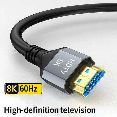 8K HDMI 2.1 Cable 4K@120Hz 8K@60Hz 48Gbps EARC ARC HDCP Ultra High Speed HDR For RTX Video Cable PC Laptop Projector HD TV PS5