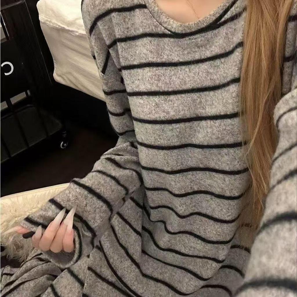 Damen-Pyjama-Set aus deutschem Samt - Warme Homewear im koreanischen Stil für Herbst/Winter