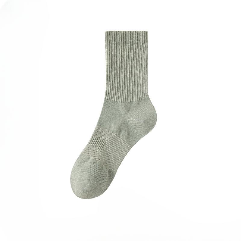 Female Autumn and Winter 10A Anti Bacterial Deodorant Boneless Sweat Absorption Breathable Sports Tube Socks