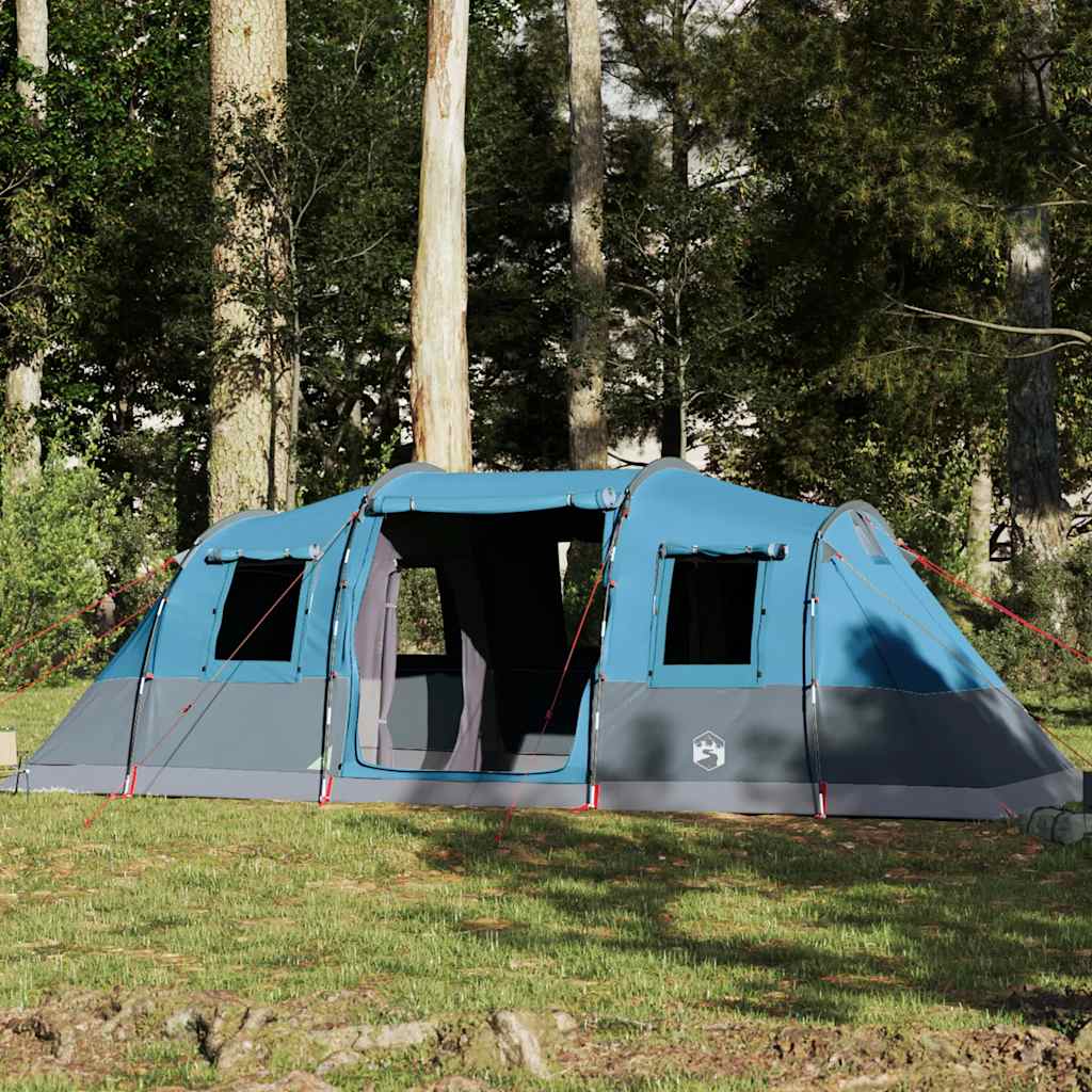 Vidaxl Familienzelt, Tunnelzelt, 6 Personen, Blau, Wasserdicht
