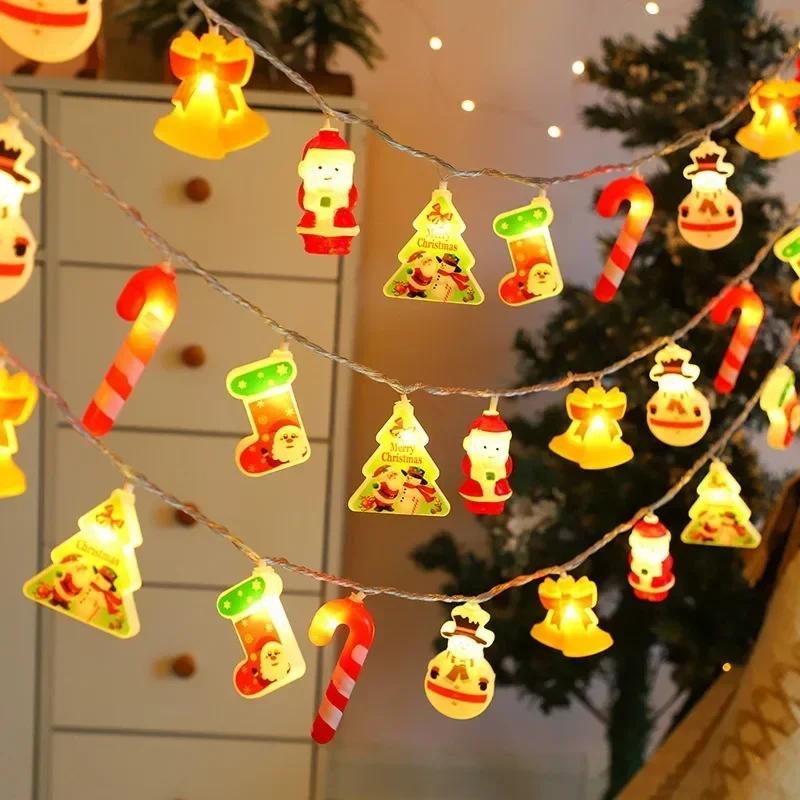 Cartoon Lights String 1.5M 10LED Multicolor Globe Battery Operated String Lights for Helloween Christmas Room Decorations