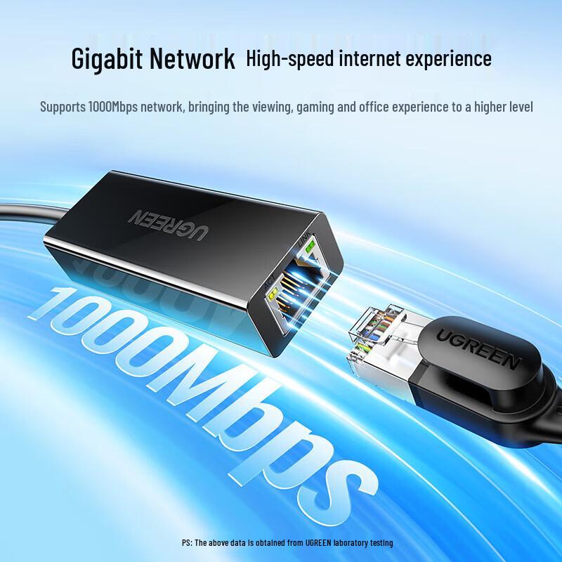 Ugreen Adaptor USB 3.0 Gigabit Ethernet (Versiunea CN)