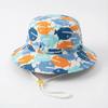 Spring & Summer Kids' Cotton Shark Bucket Hat - Wide Brim for Boys & Girls
