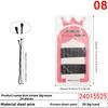Crown Card Black Steel Clip Girls' Small Hair Clip Bangs Hair Clip Straight Clip Hair Accessory