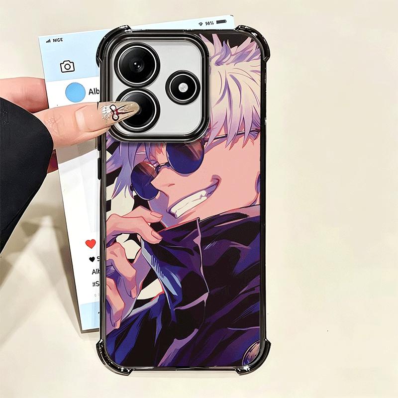 Anime Gojo Satoru JUJUSU Soft Phone Case For Xiaomi Poco X7 X8 Pro Max X6 X5 X3 F8 Ultra F7 M8 M7 M5S Redmi 15C 15A 15 14C 13C 1