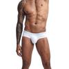 Heren sexy effen kleur puur katoen hoge kwaliteit slip, zak U convex trendy herenslip