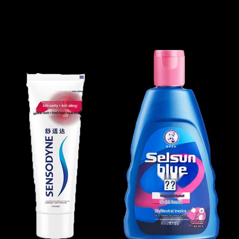 Sensodyne Toothpaste & Mentholatum Shampoo Bundle