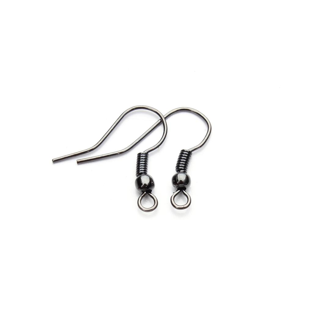 100-200pcs Iron Earring Hooks DIY Earring Findings Earrings Clasps Ear Hooks Earring Wires For Jewelry Making Supplies Wholesale