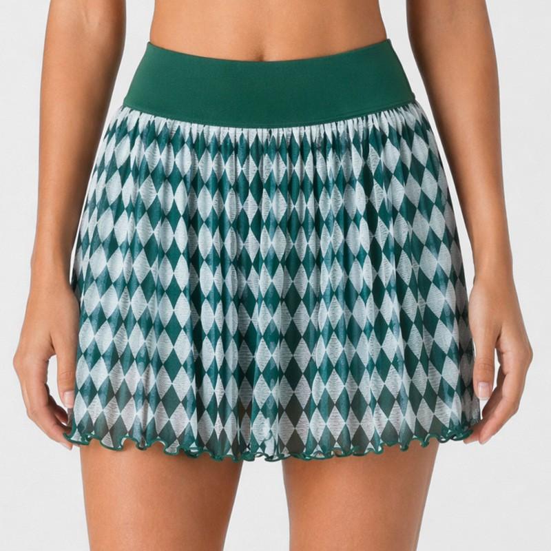 Womens Sport Skort With Built-in Shorts Lightweight Breathable Tennis Running Yoga Skirt Fitness Activities