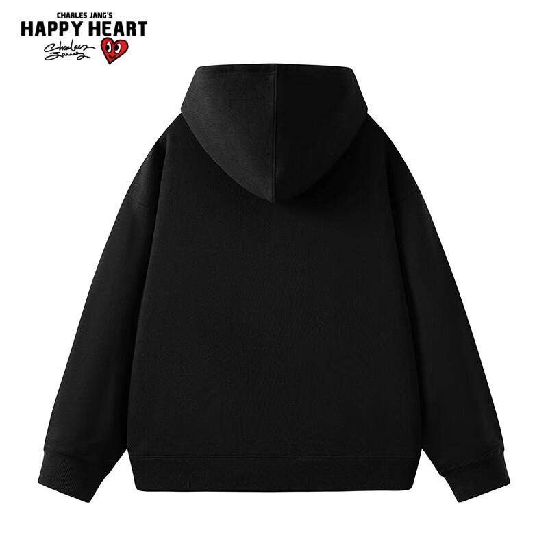 Charles Heart Unisex Heavyweight Cotton Hooded Cardigan