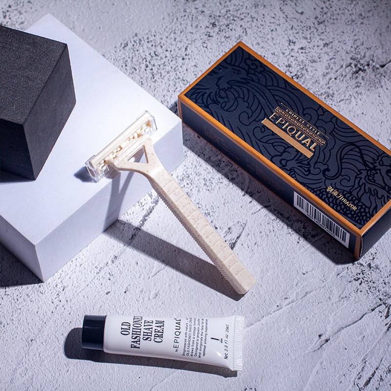 EPIQUAL Hotel Disposable Razors with Shaving Cream