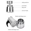 4/6 Tassen Edelstahl Italienische Top Moka Espresso Cafeteira Expresso Percolator Herd Kaffeemaschine Moka Topf