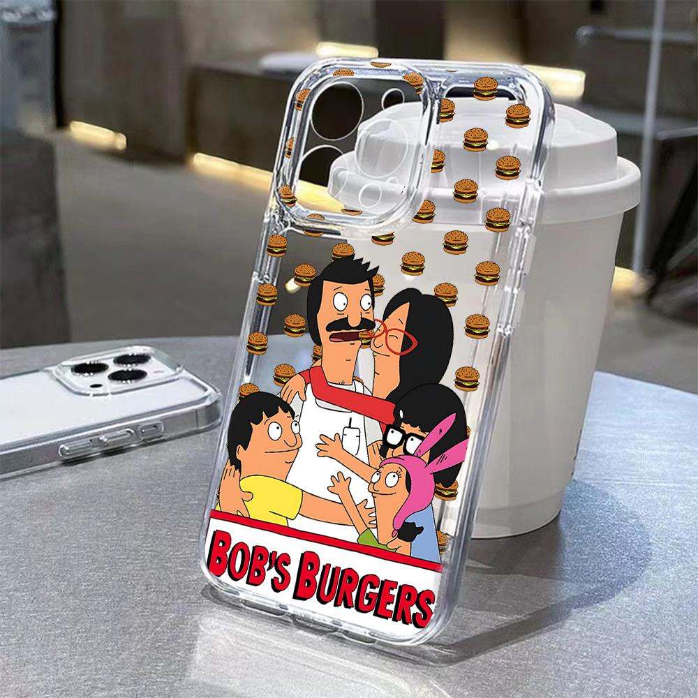 B-Bobs Burgers Phone Case For Samsung Galaxy S26 S25 S24 S23 S22 S21 S20 FE Note20 Note10 Edge Plus Ultra Lite 5G Clear Cover