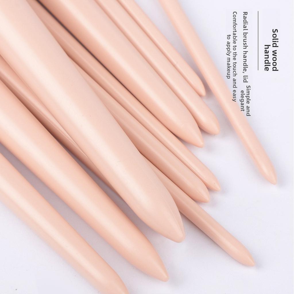 11 concubine smile makeup brush set, soft hair loose powder brush, eyeshadow brush, beginner learning a full set of beauty tools
