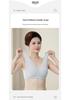 Mom's Wireless Cotton Padded Lace Bra - Comfortable, Thin, Plus Size Vest for Middle-Aged & Elderly Women
