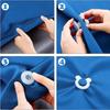 1-12Set Comforter Grippers Bed Duvet Donuts Quilt Covers Sheet Holders Gripper Blankets Sheet Accessories Fastener Clips Clamp