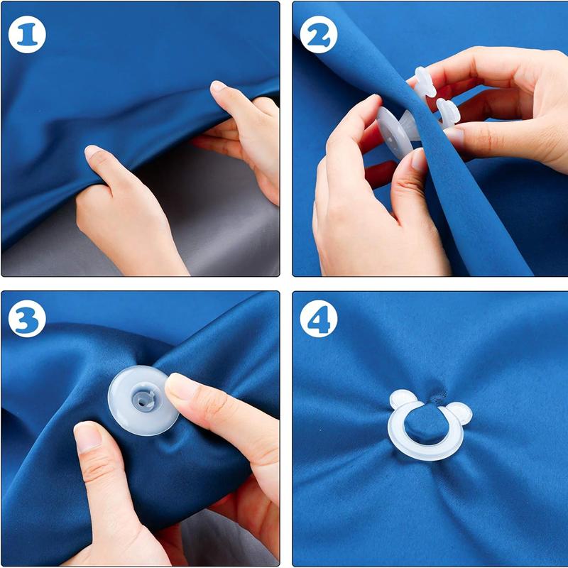 1-12Set Comforter Grippers Bed Duvet Donuts Quilt Covers Sheet Holders Gripper Blankets Sheet Accessories Fastener Clips Clamp