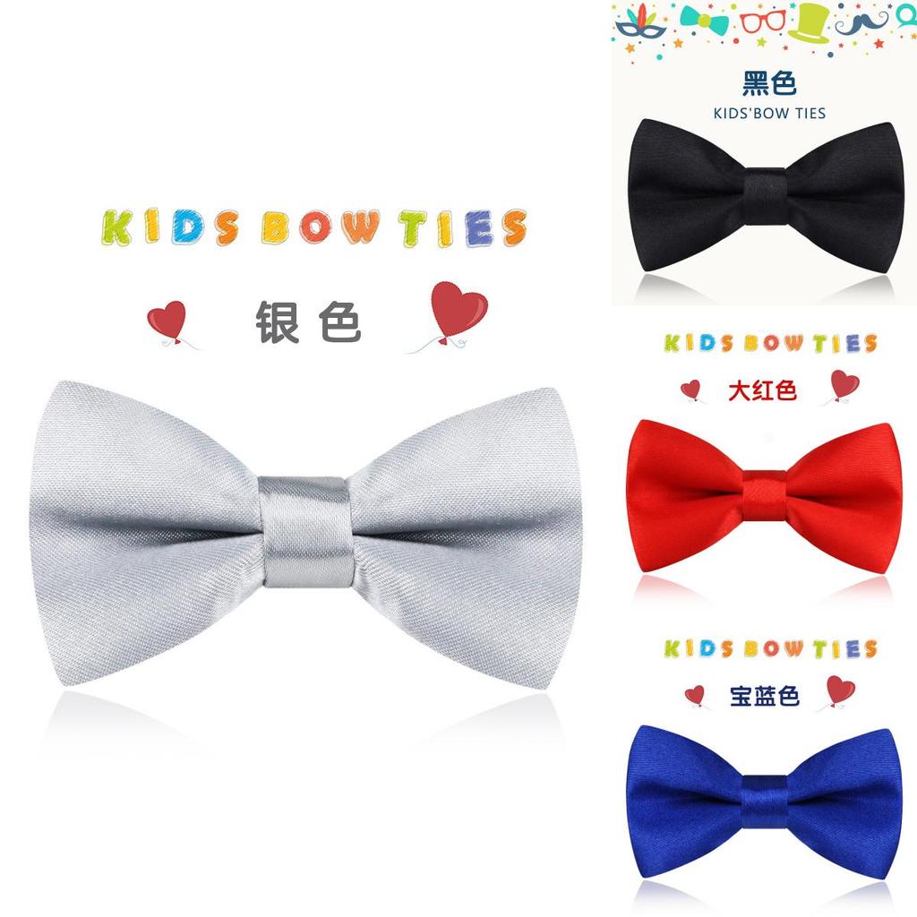 Childrens Korean Style Bow Tie With Silk Material For Party And Performance Use