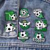 World Cup Football Brooch Cute Cartoon Alloy Drip Oil Personalized Backpack Accessories Sports Badge
