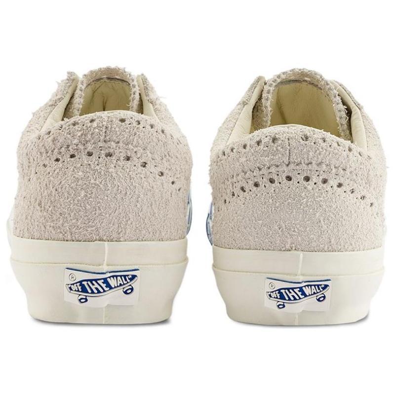 Vans Old Skool Collection Low Top Skateboard Shoes Unisex White Blue Sneakers VN000S66CDA