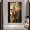 Jesus Christ Canvas Art Painting - Unique Portrait Poster for Living Room Wall Decor, Quality Prints for Home Decoration