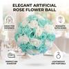 Artificial Flowers Rose Ball for Centerpieces Table Faux Rose Arrangements for Weddings Birthday Party Decor Plastic