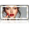 JOYTUTUS Car Sun Visor Vanity Mirror With Lights, 3 Light Modes & 60 LEDs, Rechargeable Dimmable Touch Control Travel Makeup Mirror For Truck SUV