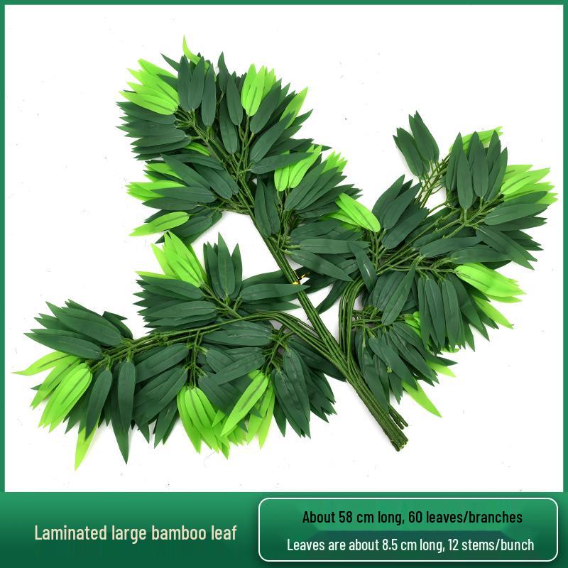Artificial Red Maple, Ginkgo, Birch, Banyan, Elm Leaves for Landscaping