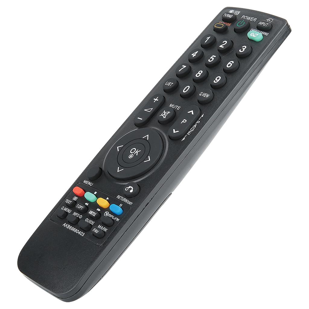 Schwarze ABS-Fernbedienung für Fernseher, 10 m Reichweite, für LG AKB69680403 AKB69680401 AKB69680409