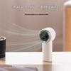 USB Handheld High-Speed Fan with Digital Display - Portable Mini Turbo for Strong Outdoor Wind.