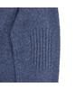 MEA Alpaca High Neck Knit Zip [Melange Blue]