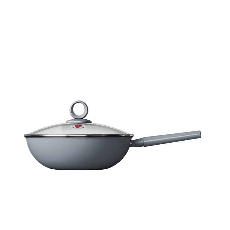 Sanhe 30cm Micro-Nano Coating-Free Non-Stick Wok