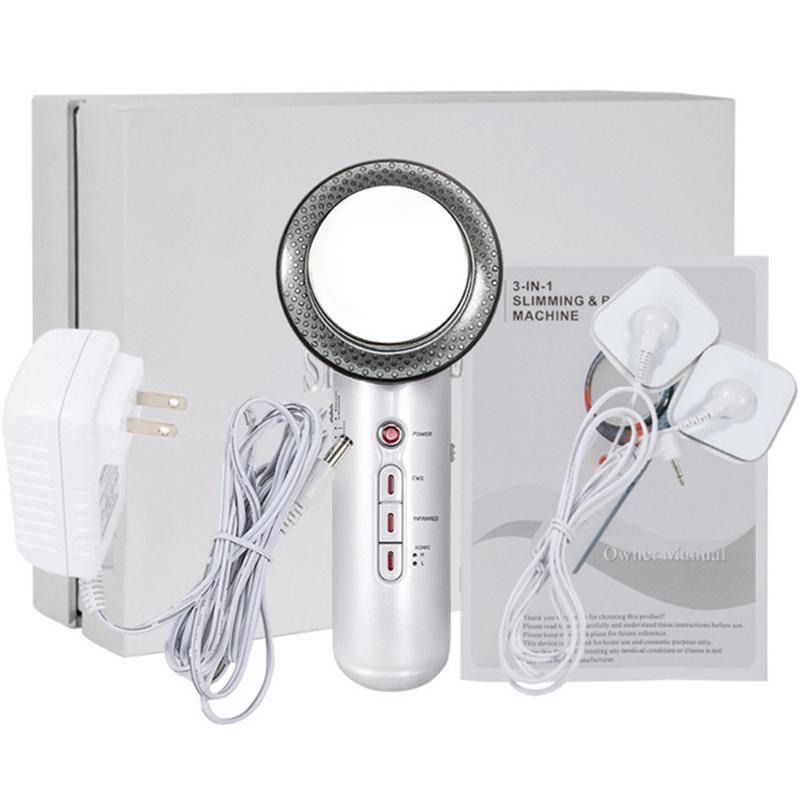 Fat Burner Cavitation Beauty Machine Body Slimming Massager Vibrator Anti Cellulite Massager Acceptabe Infrared EMS 3 In 1