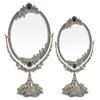 Sminkespeil EuropeanStyle Metal Retro Dobbeltsidig speil for baderomsdressing
