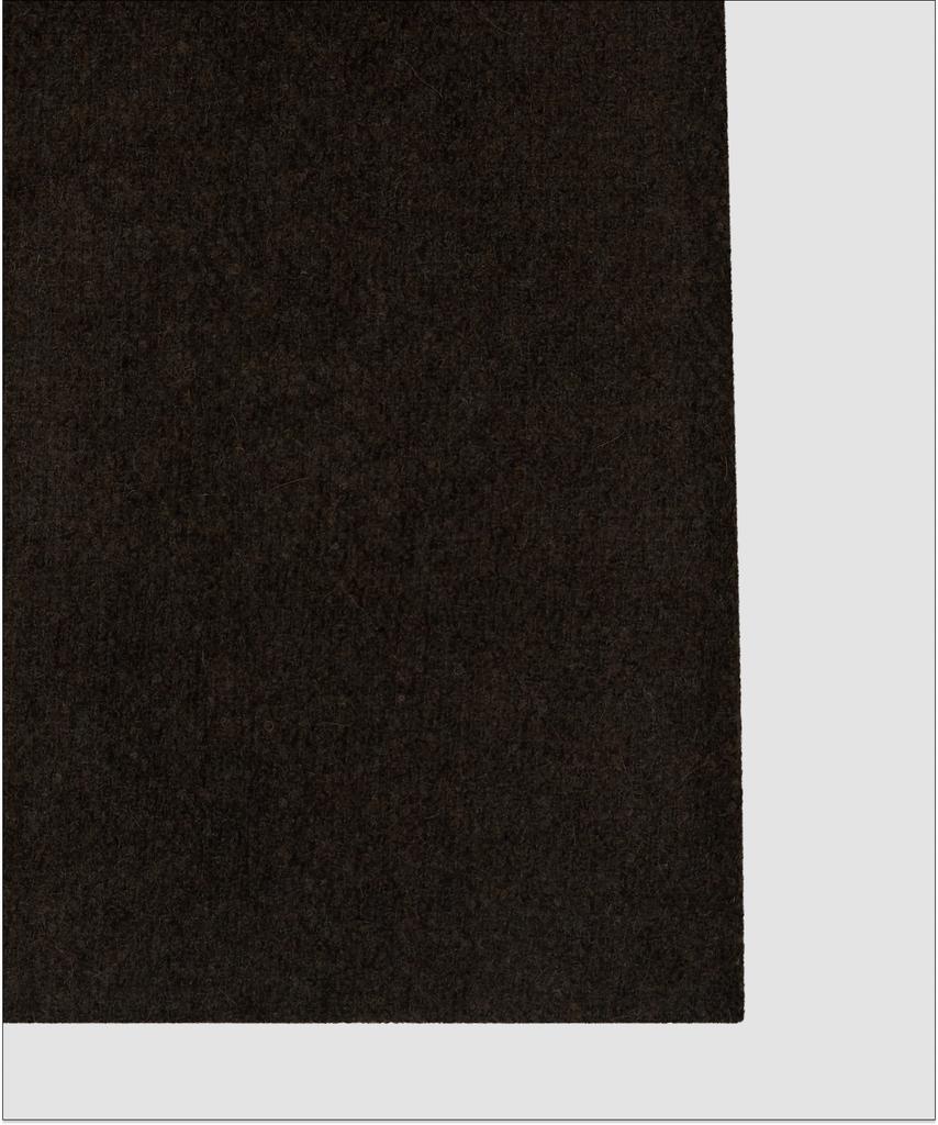 Deolil Frost Wool Long Skirt_Brown