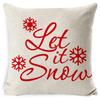 45CM Christmas Pillow Case Cushion Cover 2023 Christmas Decoration Red Gift Home Decoration Happy New Year Christmas Supplies