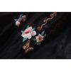 2023 Vintage Chinese Embroidered A-line Midi Skirt