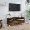 VidaXL TV Stand Smoked Oak 100x34.5x44.5 Cm Engineered Wood 831898