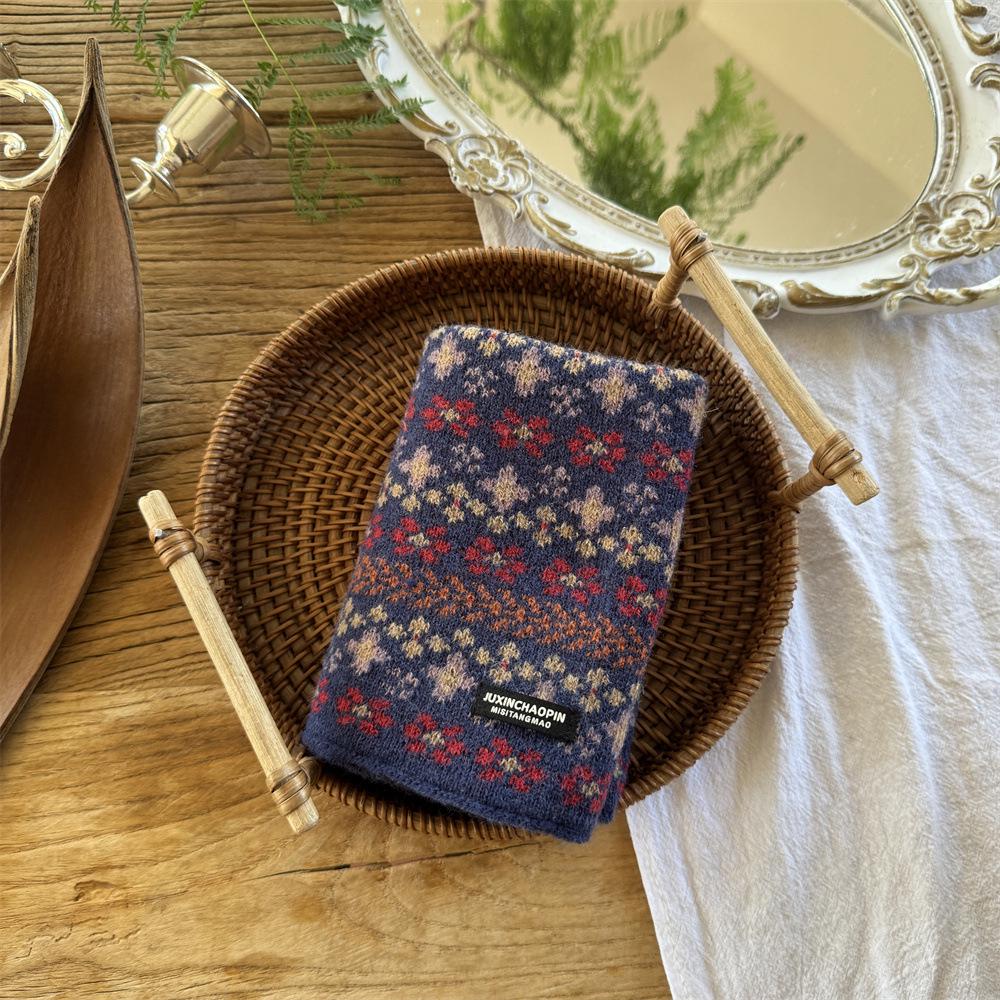 Children's Thick Knit Neck Gaiter Scarf with Ear Loops - Warm, Windproof, and Trendy