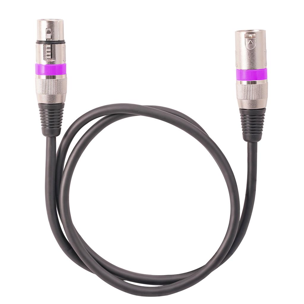 Durable Balanced Microphone Cable 3Pin XLR Male to Female Microphone Speaker Cable Anti-Tangling Audio Cord Replacement