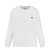 Long Sleeve Outdoor Casual Breathable T-Shirt Men Tops White A5XVK100