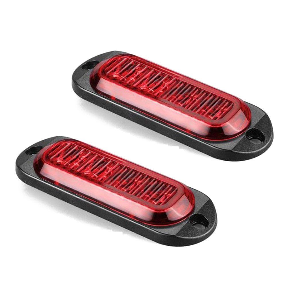 

Trailer Truck Car Light Source Lorry 12/24V Truck Light Car Light Side Marker Light LED Lamp red-2pcs красный