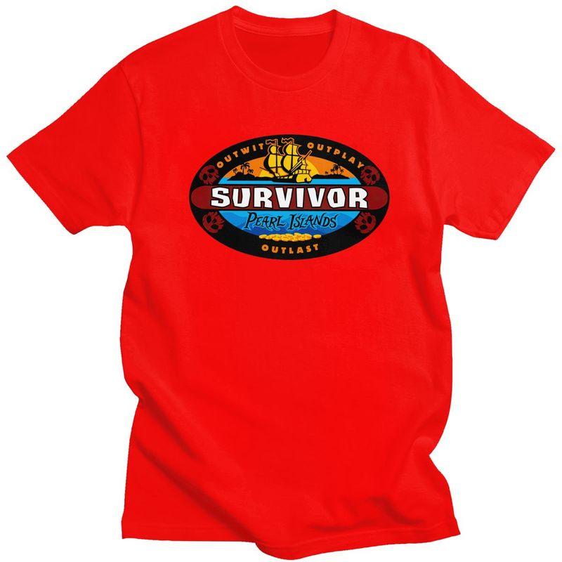 Custom Adventure Game TV Show Survivor Tshirts for Men Short Sleeves Casual T Shirt Cool Tshirt 100 Cotton Tee Gift Idea