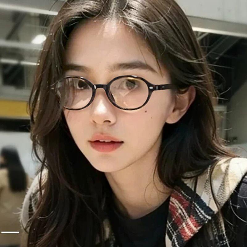 

Чжан Цзинъи Ретро Леопардовые Овальные Очки-Ботаники для Женщин - Готовы для Рецептурных Линз