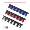 Wall Mounted Fishing Rod Holder Lightweight Simple Installation Vertical 6-rod Rack Organizer With Screws
