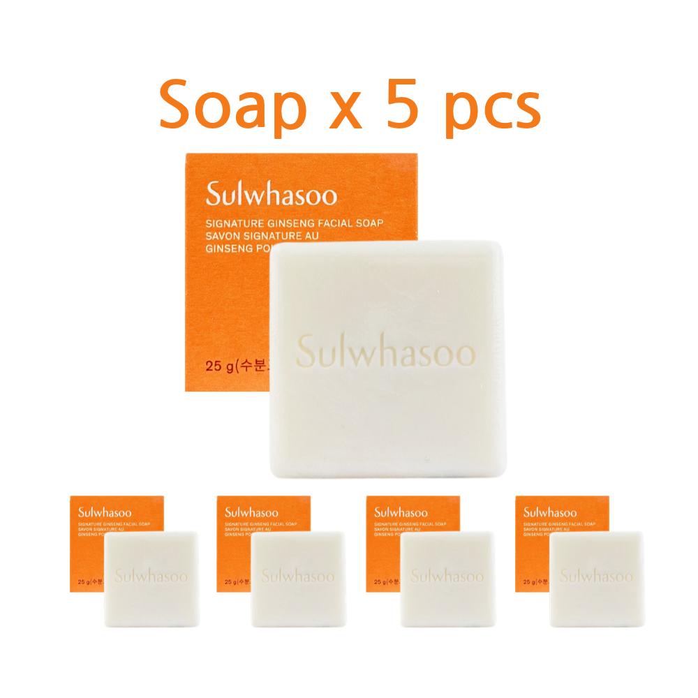 [Sulwhasoo] Signature Ginseng Facial Soap 25g x 5ea